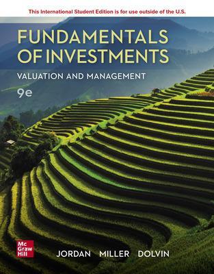 Book cover for ISE Fundamentals of Investments: Valuation and Management