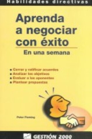 Cover of Aprenda a Negociar Con Exito - En Una Semana