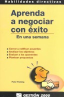 Book cover for Aprenda a Negociar Con Exito - En Una Semana