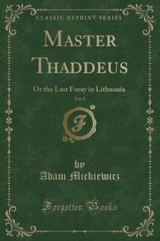 Cover of Master Thaddeus, Vol. 2