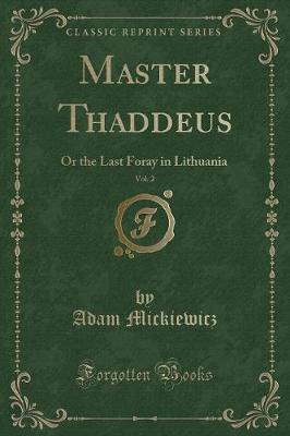 Book cover for Master Thaddeus, Vol. 2