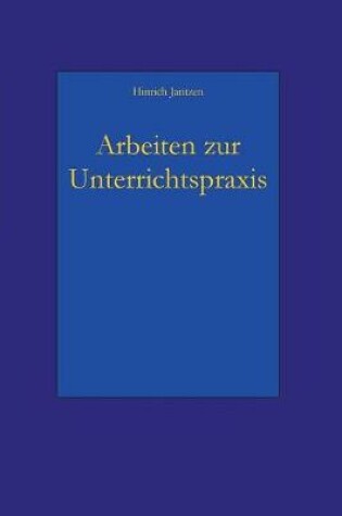 Cover of Arbeiten zur Unterrichtspraxis