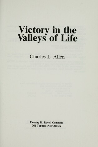 Cover of Victory in the Valleys of Life