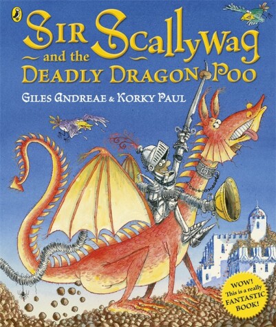 Book cover for Sir Scallywag and the Deadly Dragon Poo