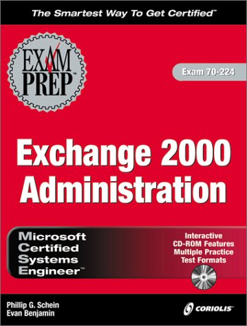 Book cover for MCSE Exchange 2000 Administration Exam Preparation