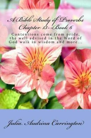 Cover of A Bible Study of Proverbs Chapter 13--Book 6