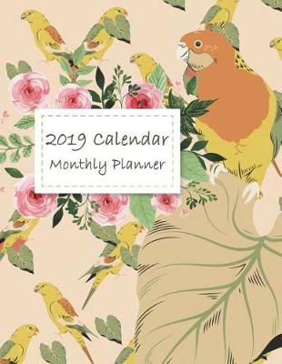 Book cover for 2019 Calendar Monthly Planner