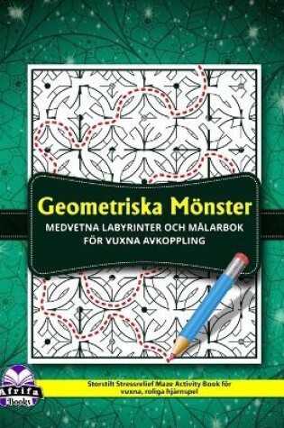 Cover of Geometriska mönster Medvetna labyrinter och målarbok för vuxna avkoppling