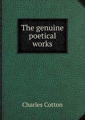 Book cover for The genuine poetical works