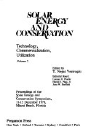 Cover of Solar Energy and Conservation