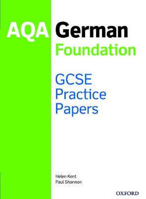 Book cover for AQA GCSE German Foundation Practice Papers
