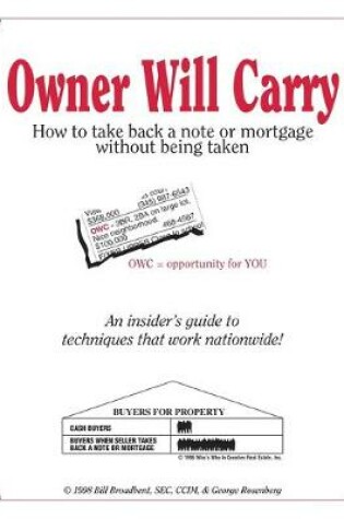 Cover of Owner Will Carry