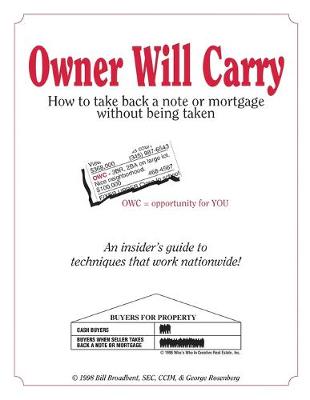 Book cover for Owner Will Carry