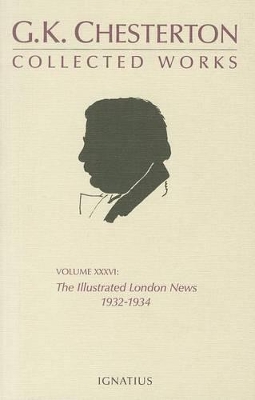 Cover of The Collected Works of G.K. Chesterton, Vol. 36