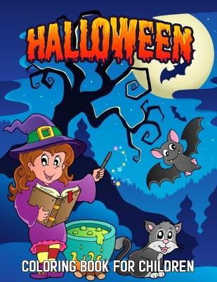 Book cover for Halloween Coloring Book For Children