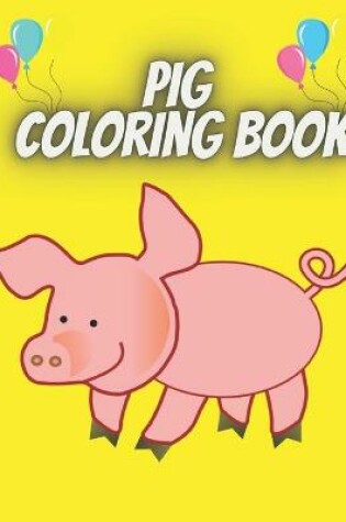 Cover of pig coloring book