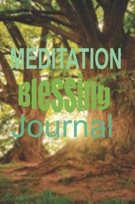 Book cover for Meditation Blessing Journal