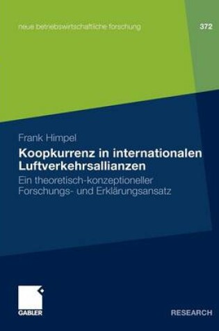 Cover of Koopkurrenz in internationalen Luftverkehrsallianzen