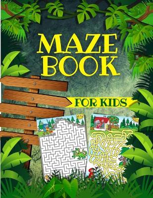 Book cover for Maze Book For Kids