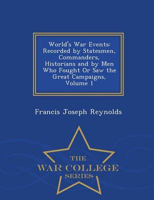 Book cover for World's War Events