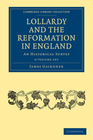 Cover of Lollardy and the Reformation in England 4 Volume Paperback Set