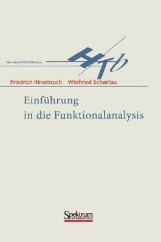 Cover of Einführung in Die Funktionalanalysis