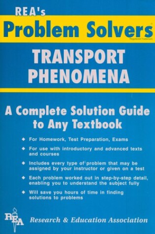 Cover of The Transport Phenomena