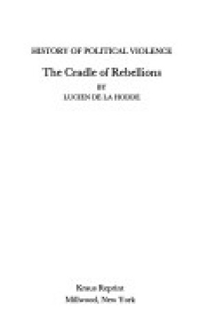 Cover of The Cradle of Rebellion