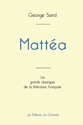 Cover of Mattea de George Sand (�dition grand format)
