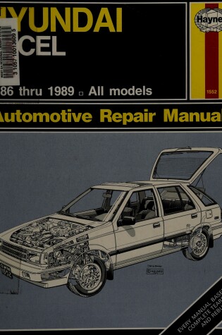 Cover of Hyundai Excel All Models Owner's Workshop Manual