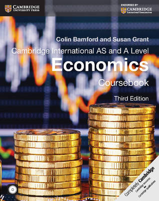 Book cover for Cambridge International AS and A Level Economics Coursebook with CD-ROM