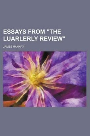 Cover of Essays from the Luarlerly Review