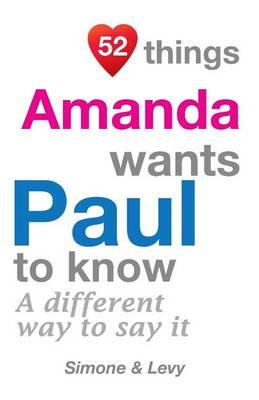 Cover of 52 Things Amanda Wants Paul To Know