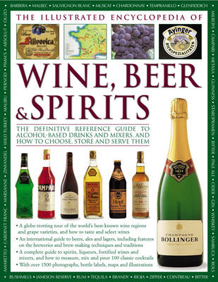 Book cover for Illustrated Encyclopedia of Wine, Beer and Spirits