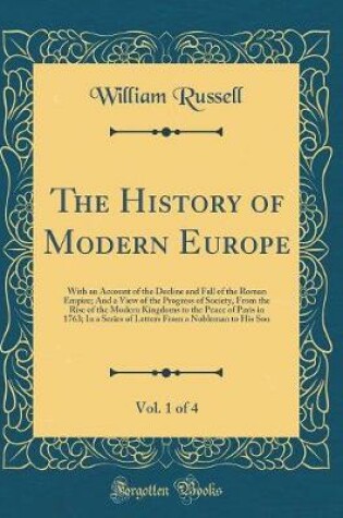 Cover of The History of Modern Europe, Vol. 1 of 4