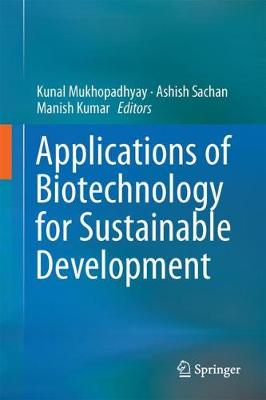 Cover of Applications of Biotechnology for Sustainable Development