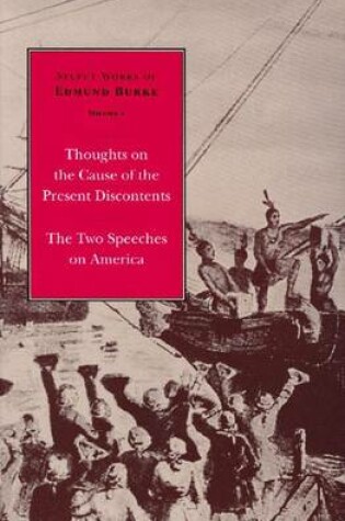Cover of Thoughts on the Cause of the Present Discontents: Volume 1 Paperback