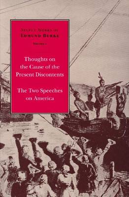 Book cover for Thoughts on the Cause of the Present Discontents: Volume 1 Paperback