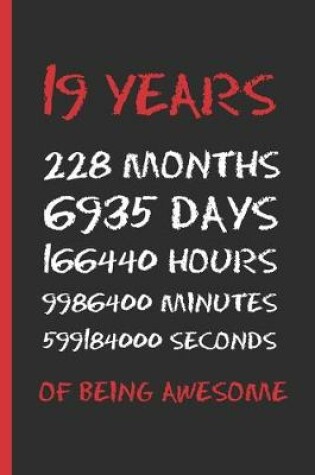 Cover of 19 Years of Being Awesome