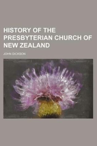 Cover of History of the Presbyterian Church of New Zealand