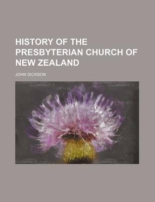 Book cover for History of the Presbyterian Church of New Zealand