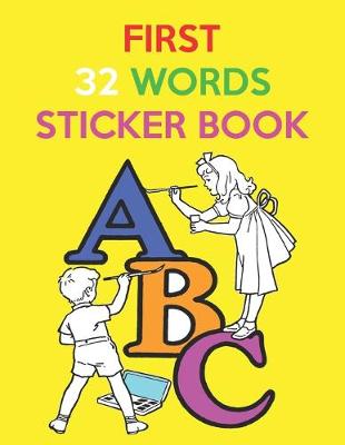 Book cover for First 32 Words Sticker Book