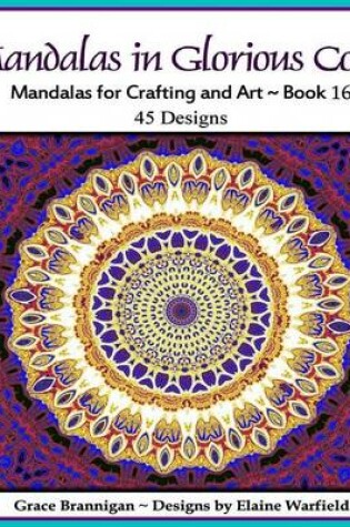 Cover of Mandalas in Glorious Color Book 16