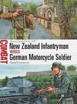 Book cover for New Zealand Infantryman vs German Motorcycle Soldier