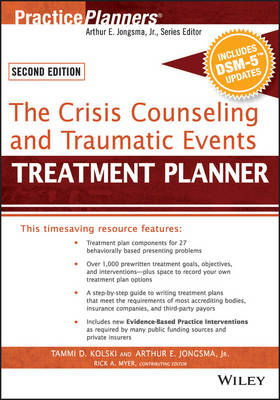 Cover of The Crisis Counseling and Traumatic Events Treatment Planner, with DSM-5 Updates, 2nd Edition