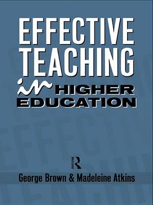 Book cover for Effective Teaching in Higher Education