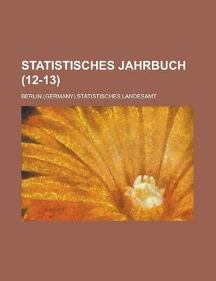 Book cover for Statistisches Jahrbuch (12-13)