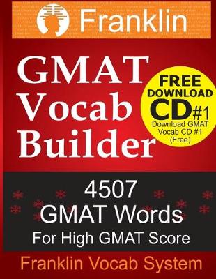 Book cover for Franklin GMAT Vocab Builder