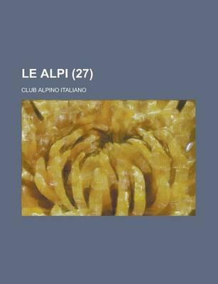 Book cover for Le Alpi (27 )