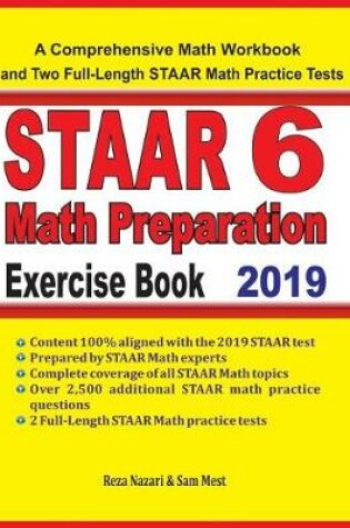 Cover of STAAR 6 Math Preparation Exercise Book